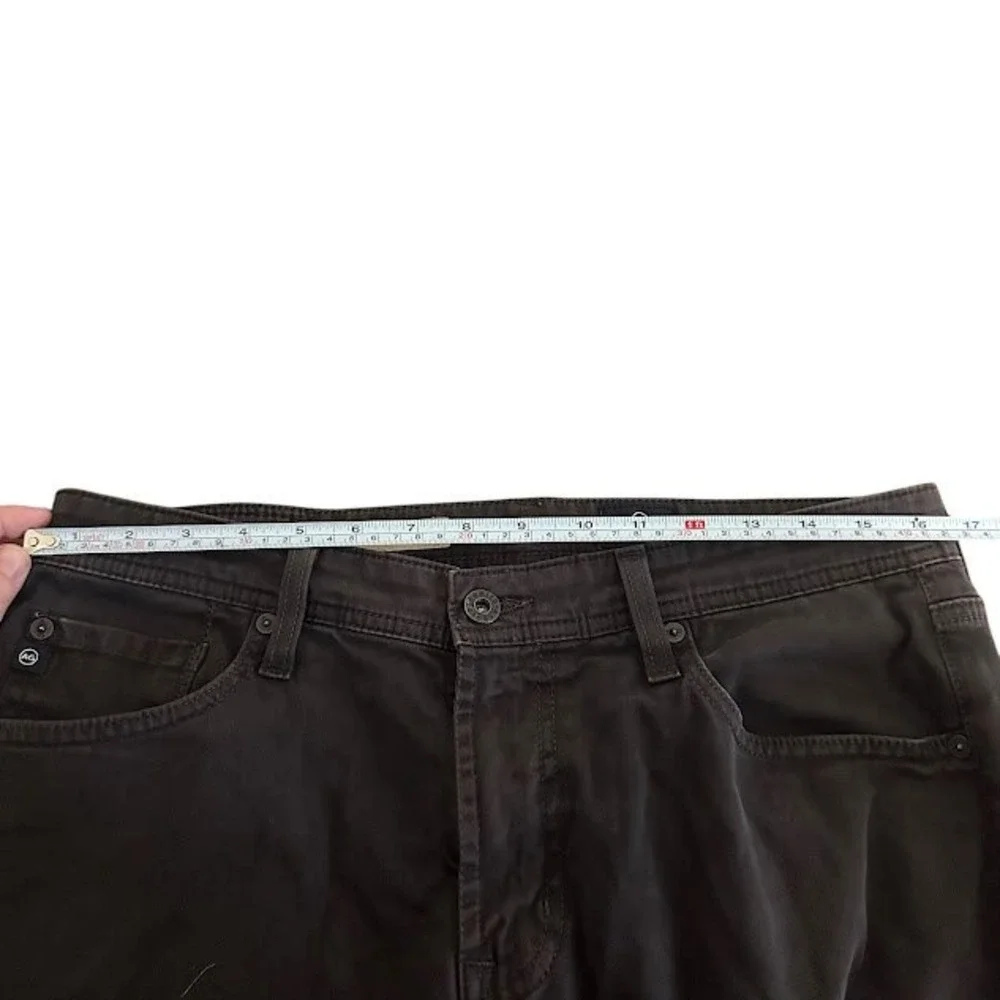 AG Adriano Goldschmied The Graduate Gray Tailored Leg‎ Chino Pants Mens 32 x 32